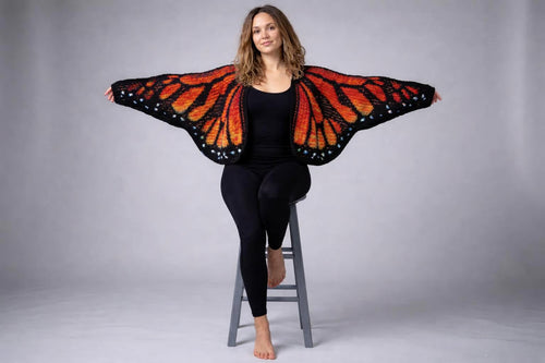 Patron Cardigan Papillon Monarque Au Crochet